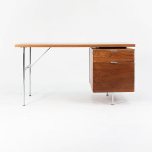SOLD 1959 Executive Office Group Desk by George Nelson for Herman Miller in Walnut and Chromed Steel