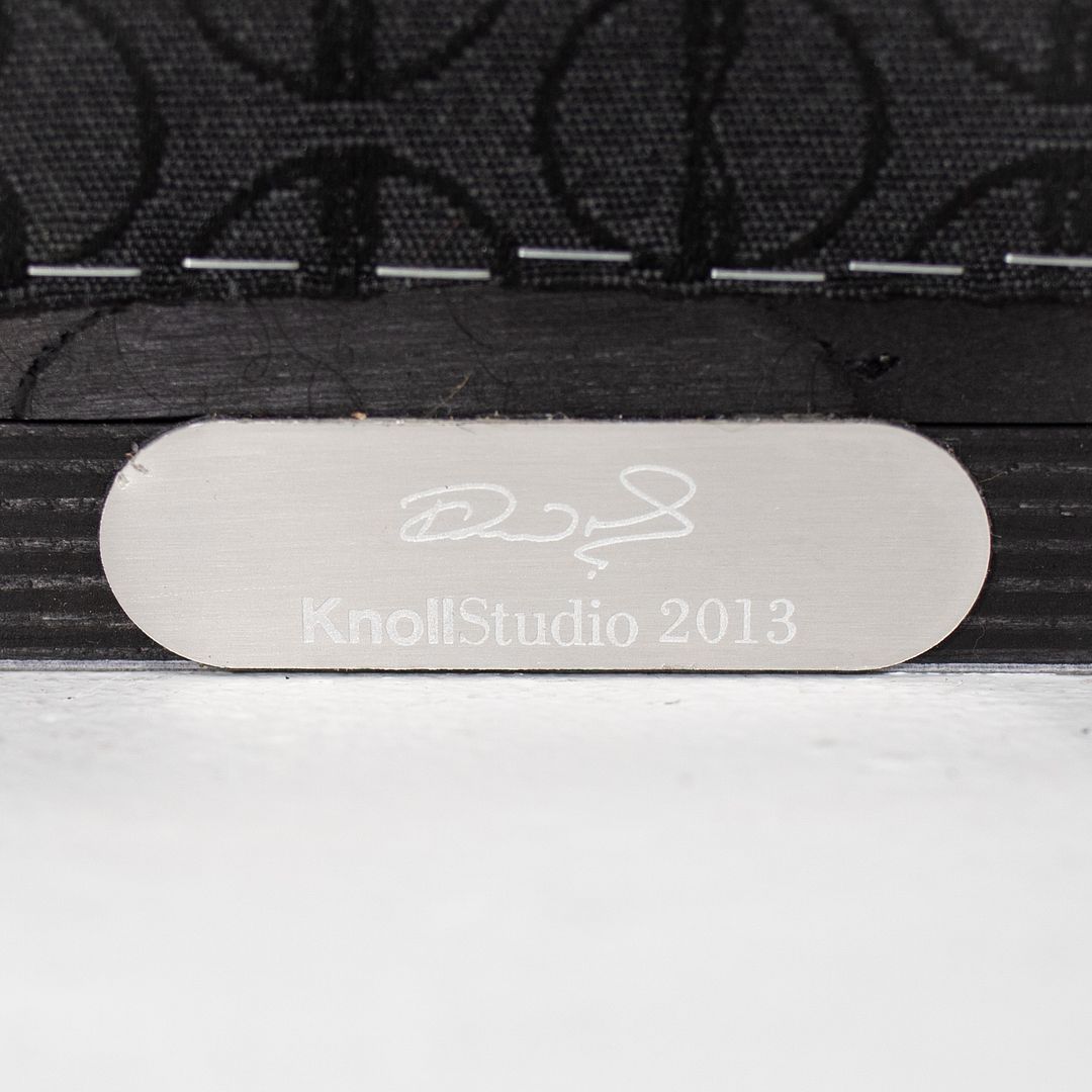 2021 WL25 Washington Prism Side Table by David Adjaye for Knoll in White with Black Marble Top