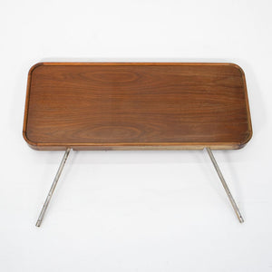 1954 No. 4695 Twin Headboard by George Nelson for Herman Miller in Walnut and Steel