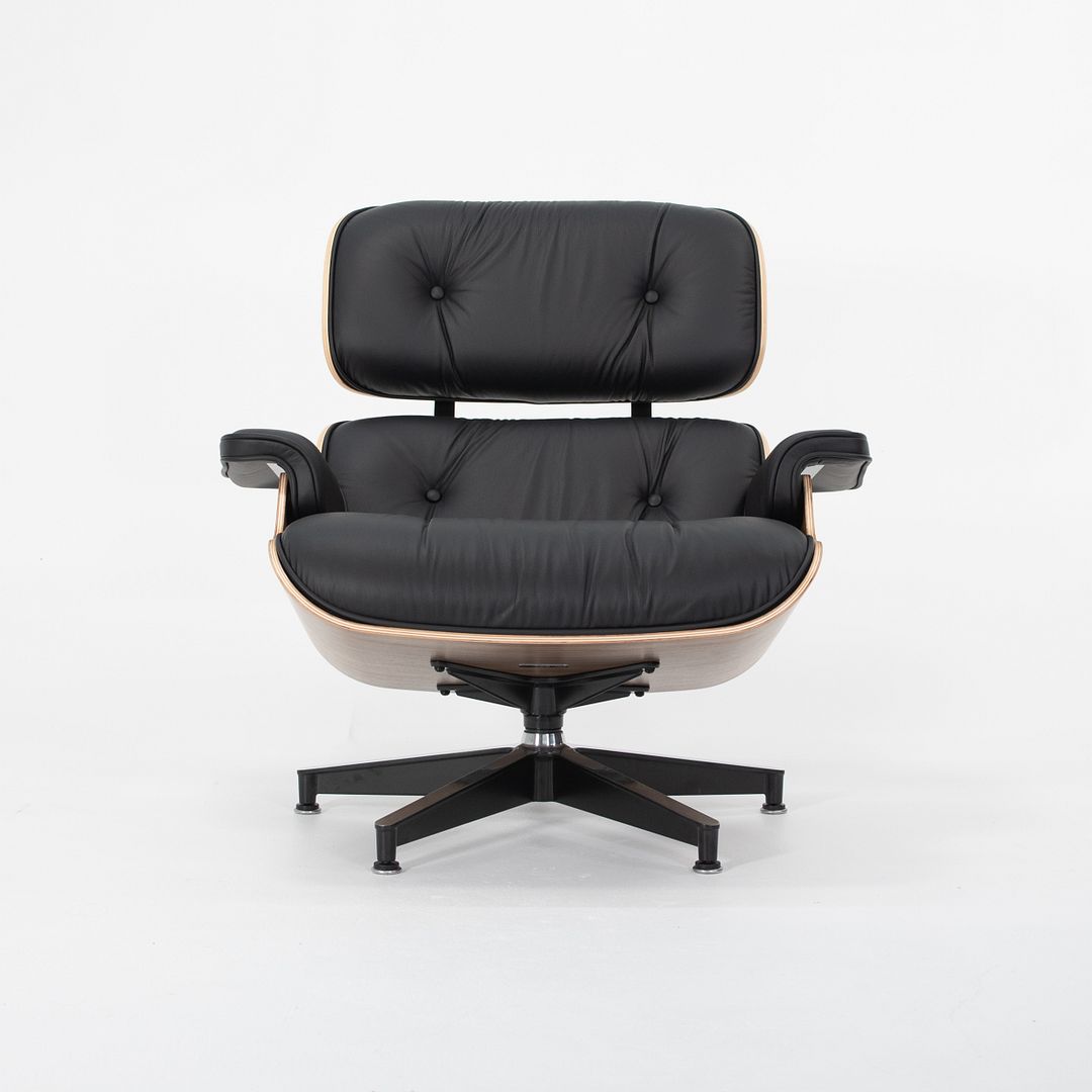 SOLD 2022 Eames Lounge Chair and Ottoman 670 & 671 by Charles and Ray Eames for Herman Miller in Walnut