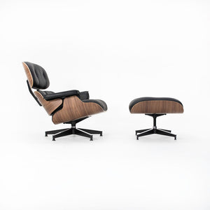 SOLD 2022 Eames Lounge Chair and Ottoman 670 & 671 by Charles and Ray Eames for Herman Miller in Walnut