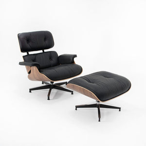 SOLD 2022 Eames Lounge Chair and Ottoman 670 & 671 by Charles and Ray Eames for Herman Miller in Walnut