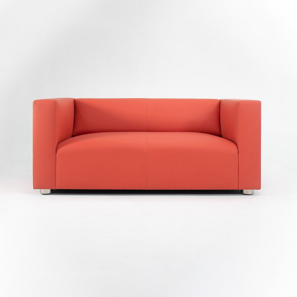 2013 SM1 Sofa by Shelton Mindel for Knoll in Orange Leather