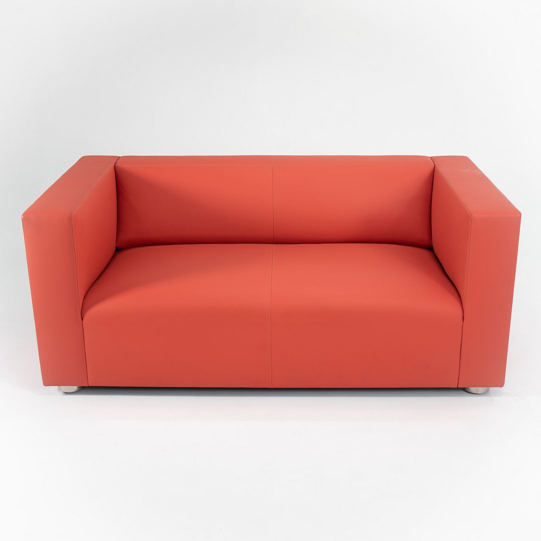 2013 SM1 Sofa by Shelton Mindel for Knoll in Orange Leather