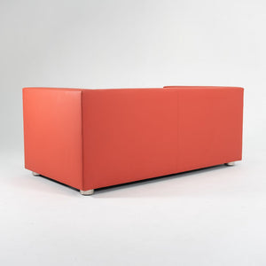 2013 SM1 Sofa by Shelton Mindel for Knoll in Orange Leather