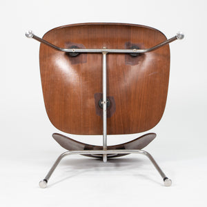 1954 Herman Miller Eames LCM Walnut Lounge Chair with Metal Legs