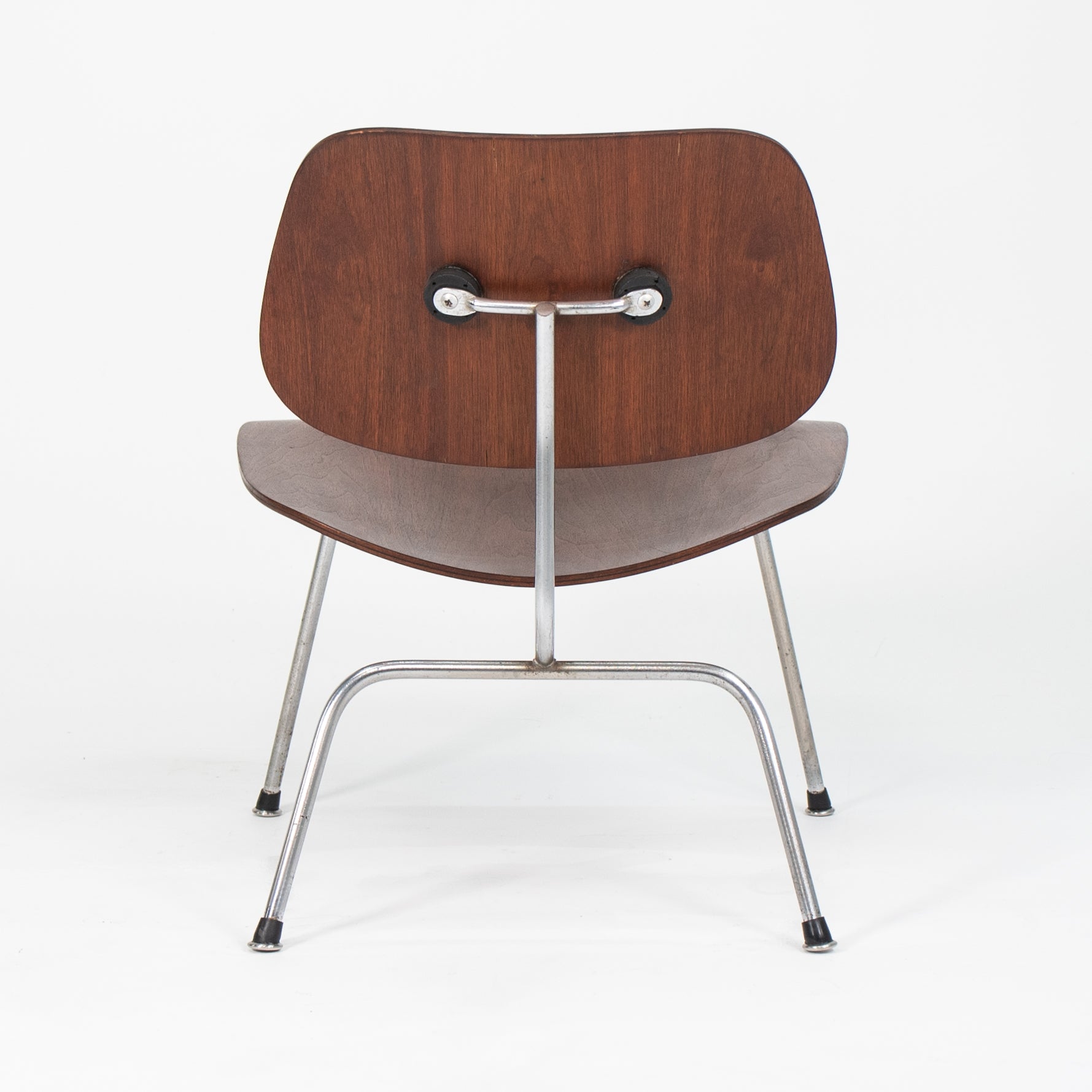 1954 Herman Miller Eames LCM Walnut Lounge Chair with Metal Legs