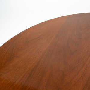 SOLD 1960s Round Coffee Table by Jens Risom for Jens Risom Design in Walnut