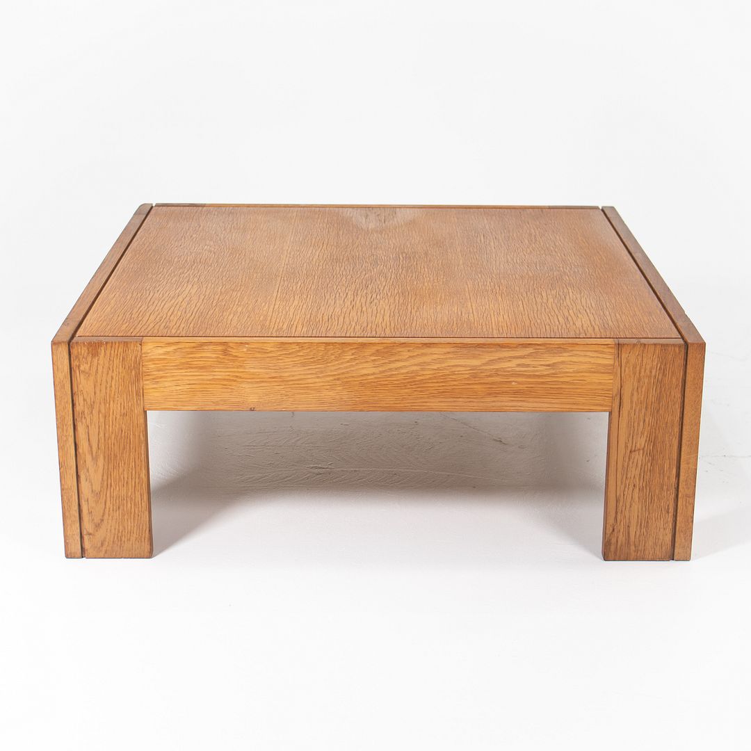 1975 Square Coffee Table by Tage Poulsen for CI Designs in White Oak
