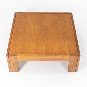 1975 Square Coffee Table by Tage Poulsen for CI Designs in White Oak