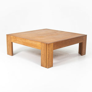 1975 Square Coffee Table by Tage Poulsen for CI Designs in White Oak