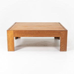 1975 Square Coffee Table by Tage Poulsen for CI Designs in White Oak