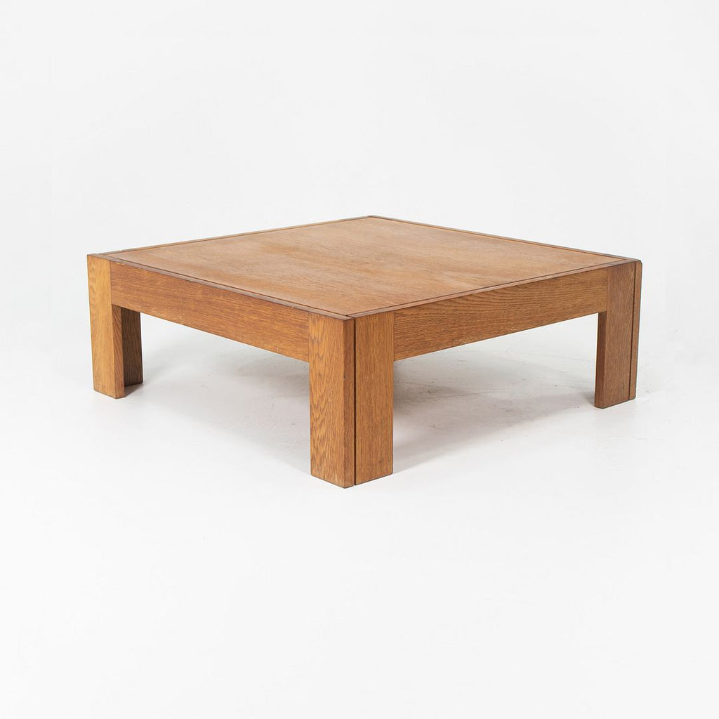 SOLD 1975 Square Coffee Table by Tage Poulsen for CI Designs in White Oak