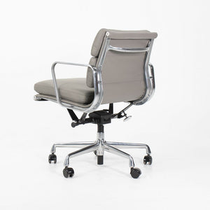 SOLD 2010s Soft Pad Management Chair by Charles and Ray Eames for Herman Miller in Gray Leather