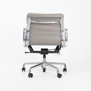 SOLD 2010s Soft Pad Management Chair by Charles and Ray Eames for Herman Miller in Gray Leather