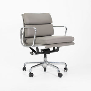 SOLD 2010s Soft Pad Management Chair by Charles and Ray Eames for Herman Miller in Gray Leather