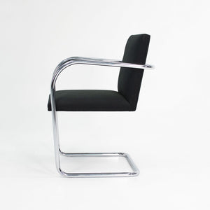 2009 Tubular Brno Chair by Mies van der Rohe for Knoll in Black Fabric Sets Available