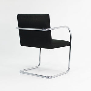 2009 Tubular Brno Chair by Mies van der Rohe for Knoll in Black Fabric Sets Available