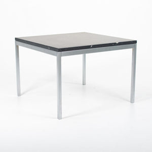 2020 2510T Square Side Table by Florence Knoll for in Satin Grigio Marquina