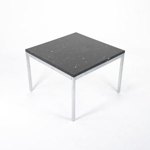 2020 2510T Square Side Table by Florence Knoll for in Satin Grigio Marquina