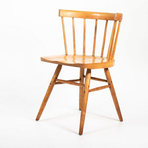 1947 Pair of George Nakashima for Knoll N19 Straight Chairs in Natural Birch