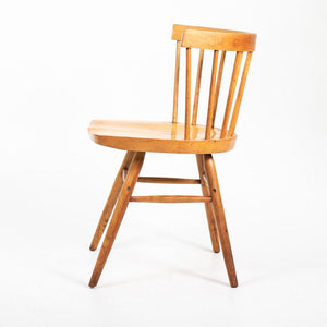 1947 Pair of George Nakashima for Knoll N19 Straight Chairs in Natural Birch