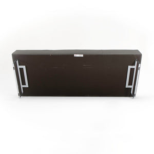 SOLD 2014 Quadra Bench by Pierluigi Cerri for Poltrona Frau in Grey Leather 87x34 inch