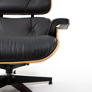 SOLD 2020 670 Eames Lounge Chair by Charles and Ray Eames for Herman Miller in Oiled Palisander and Special Leather