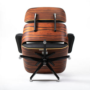 SOLD 2020 670 Eames Lounge Chair by Charles and Ray Eames for Herman Miller in Oiled Palisander and Special Leather