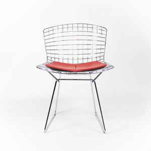 SOLD 2010s Bertoia Side Chair Model 420C by Harry Bertoia for Knoll in Chrome 12+ Available