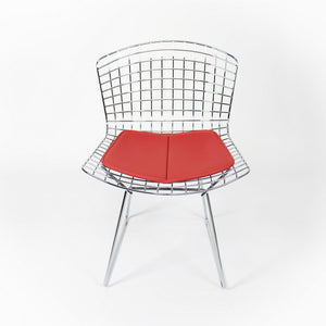 SOLD 2010s Bertoia Side Chair Model 420C by Harry Bertoia for Knoll in Chrome 12+ Available