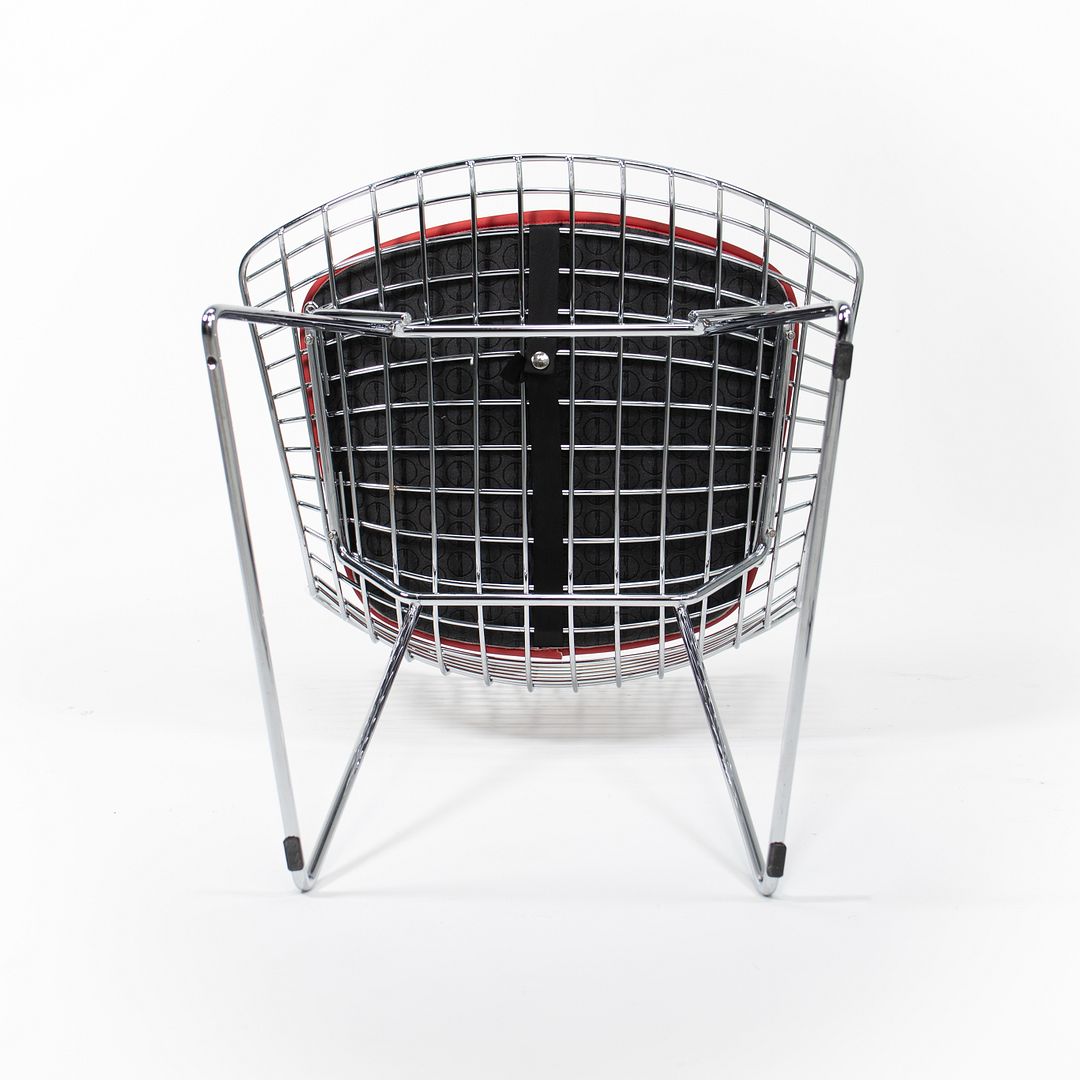 SOLD 2010s Bertoia Side Chair Model 420C by Harry Bertoia for Knoll in Chrome 12+ Available