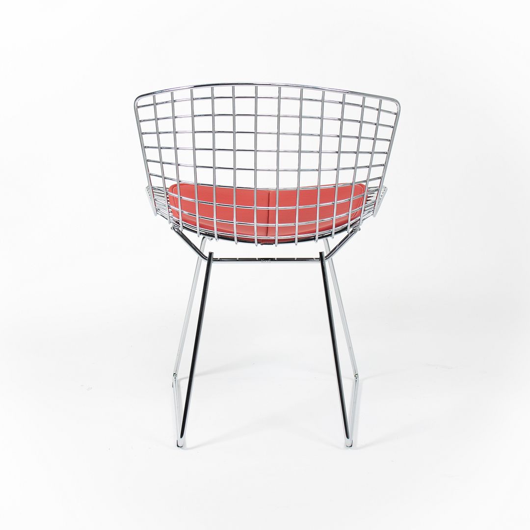 SOLD 2010s Bertoia Side Chair Model 420C by Harry Bertoia for Knoll in Chrome 12+ Available