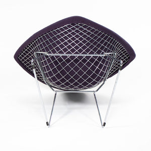 2000s Bertoia Diamond Chair No. 421 by Harry Bertoia for Knoll in Chrome & in Purple Bouclé