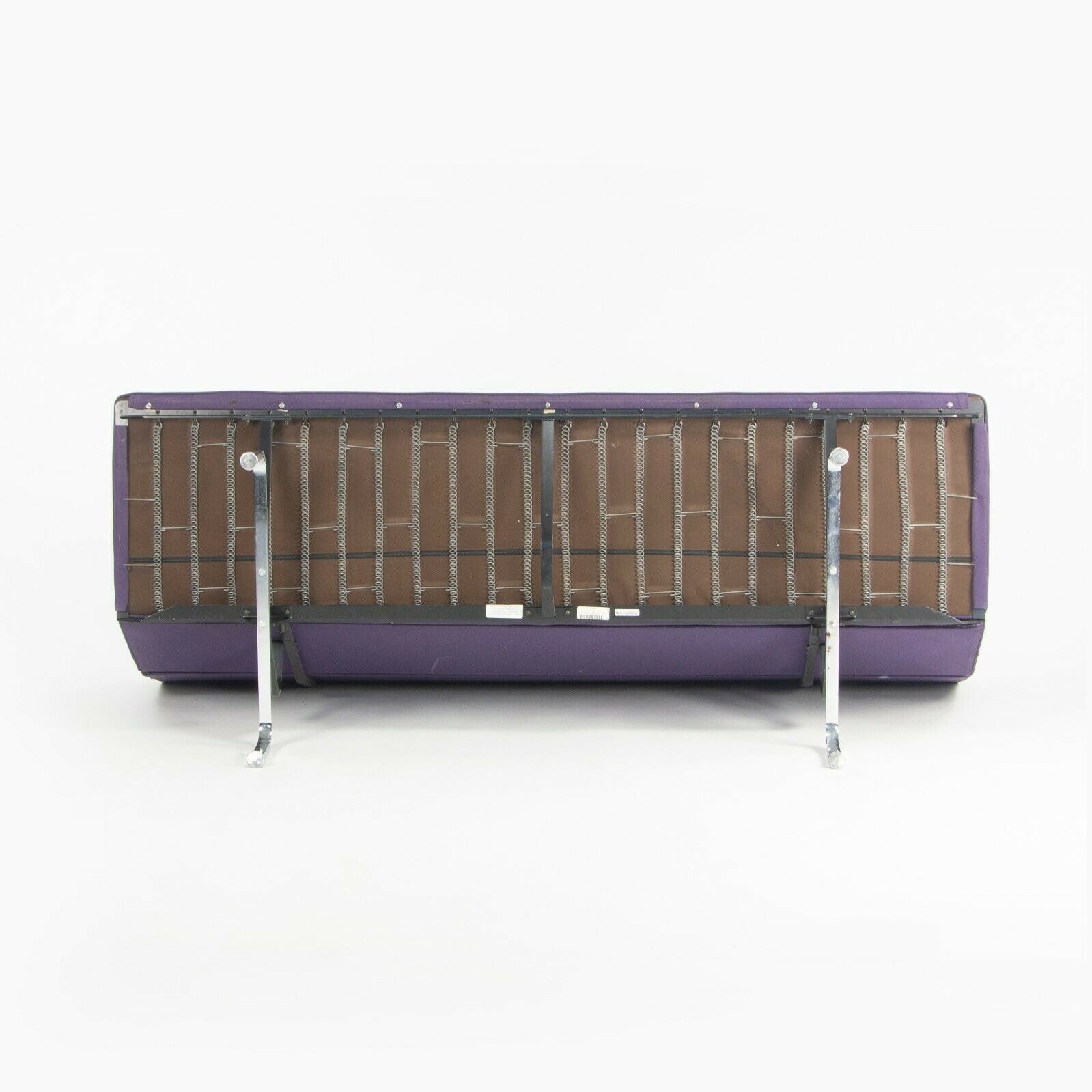 2006 Herman Miller Ray and Charles Eames Sofa Compact Purple Fabric Upholstery
