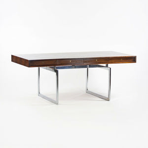 1959 4-Drawer Bodil Kjaer Desk for E. Pedersen & Son Brazilian Rosewood Made in Denmark