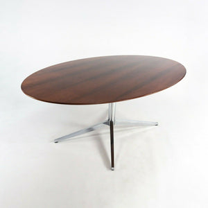 SOLD 1964 Florence Knoll 78 Inch Oval Conference Dining Table in Brazilian Rosewood