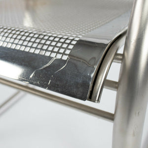2001 Prototype Richard Schultz 2002 Collection Stainless Steel Mesh Dining Chair