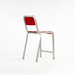 2010s Emeco 1951 Red Counter Stool by Adrian van Hooydonk and BMW Designworks