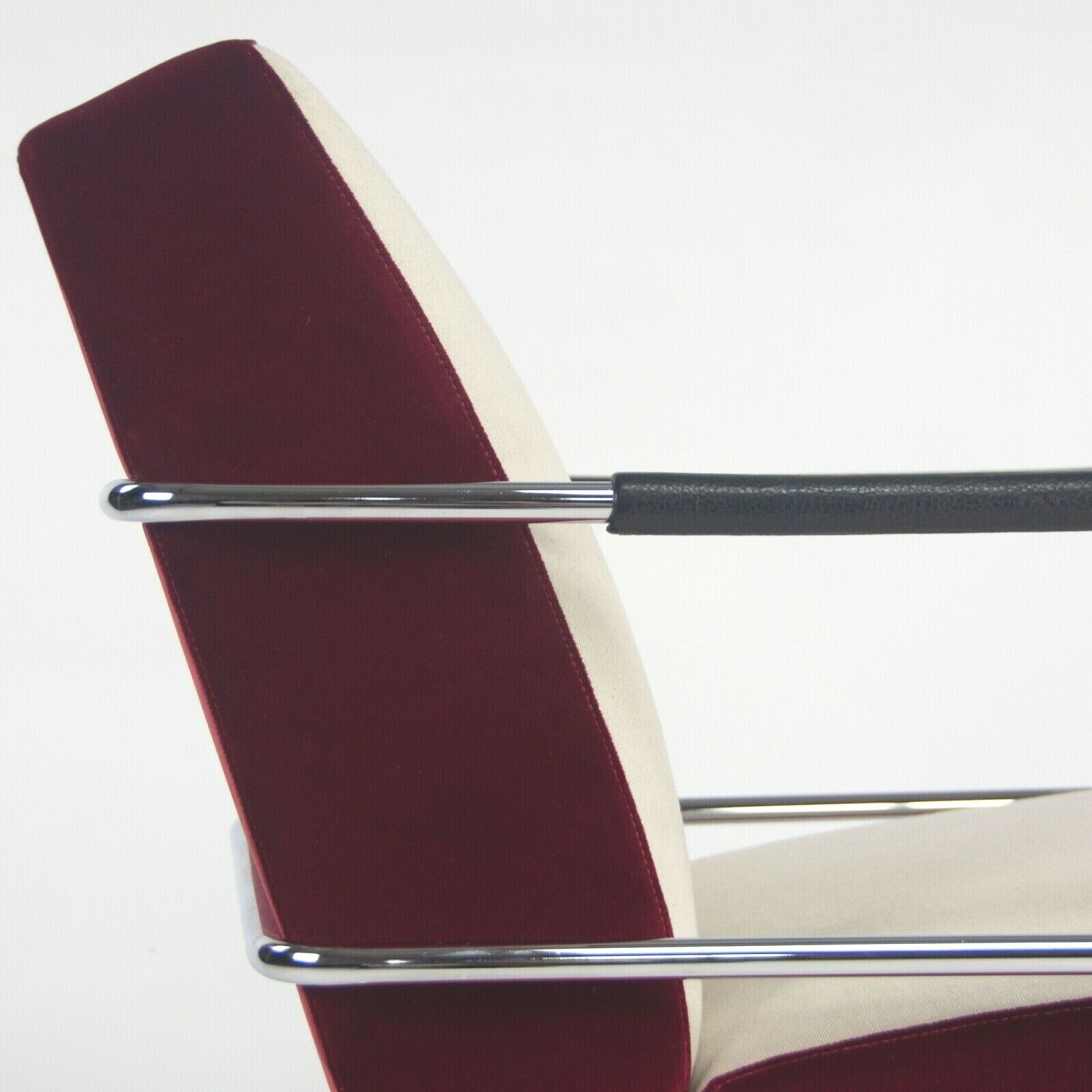 Pair of Gunilla Allard for Lammhults Cinema Chairs in Pierre Frey Velvet/Cotton