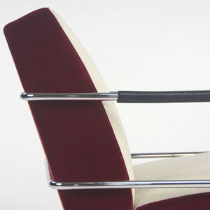 Pair of Gunilla Allard for Lammhults Cinema Chairs in Pierre Frey Velvet/Cotton