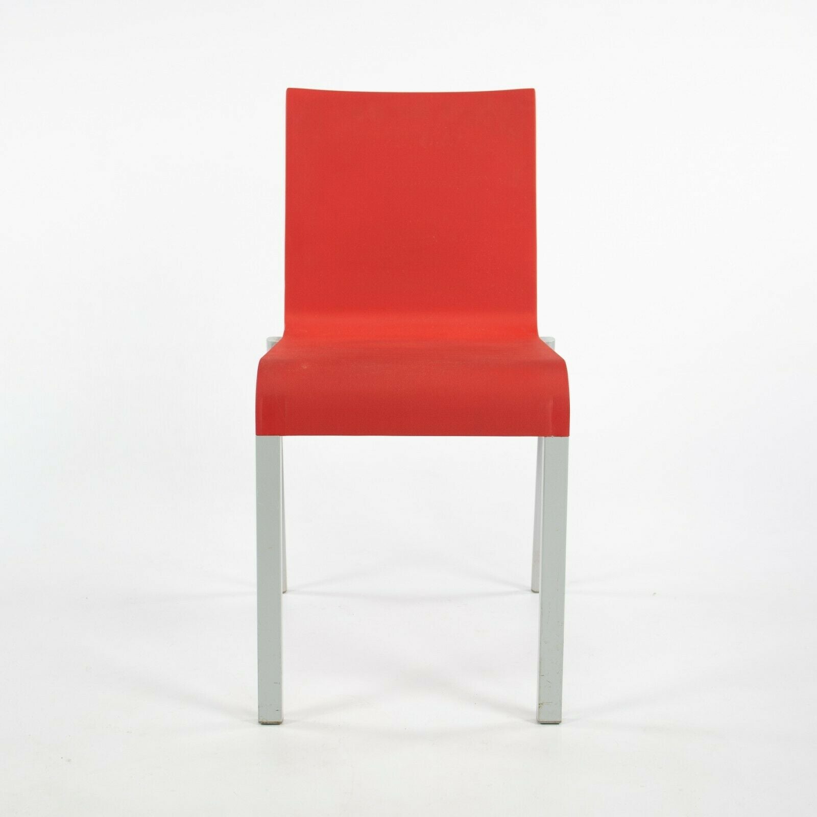 2010s Vitra .03 Stacking Chairs by Maarten Van Severen in Red