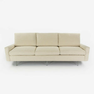 SOLD 1949 Florence Knoll Associates 26 BC Upholstered 3-Seater Sofa New Upholstery
