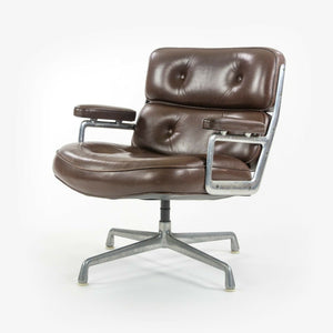 SOLD 1970s Herman Miller Charles Ray Eames Time Life Chair Brown Leather Desk Chair