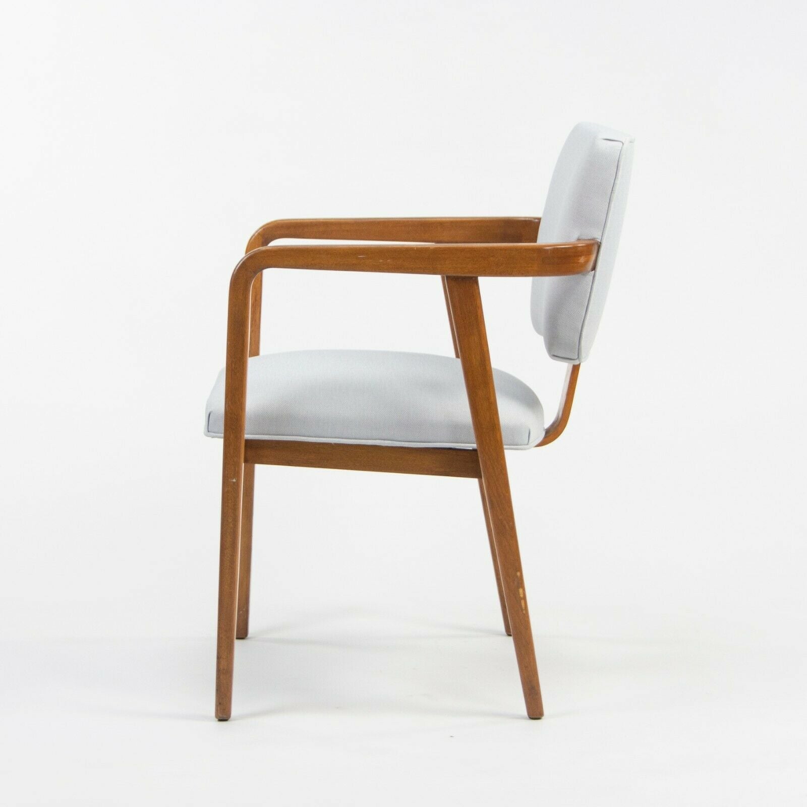 SOLD 1950s George Nelson Herman Miller Pull-Up Dining Chairs w/ New Upholstery 4 pcs