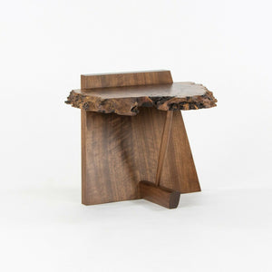 SOLD Mira Nakashima George Nakashima Woodworker Claro Walnut Burl Kevin End Table