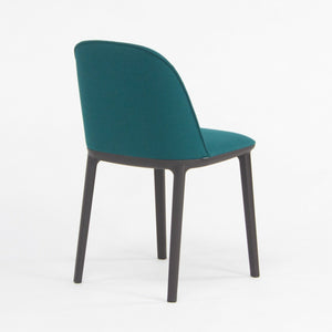 2019 Vitra Softshell Side Chair w/ Teal Blue Fabric by Ronan & Erwan Bouroullec