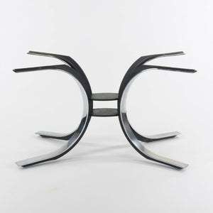 Osvaldo Borsani for Stow Davis Dining Table with Walnut Top and Chromed Steel Base