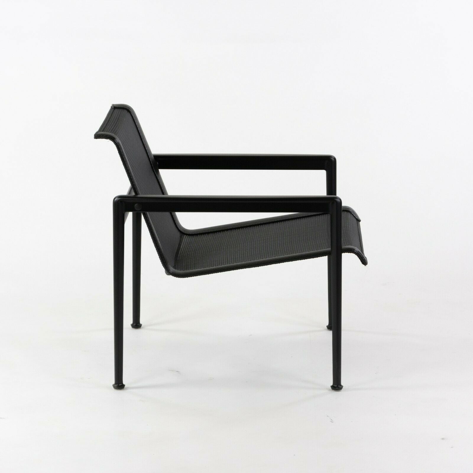 SOLD Richard Schultz Design for Knoll 1966 Series Lounge Arm Chair in Black 4x Avail