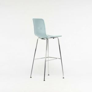 2020 Jasper Morrison for Vitra HAL Bar Stool in Ice Gray / Blue w/ Chrome Base